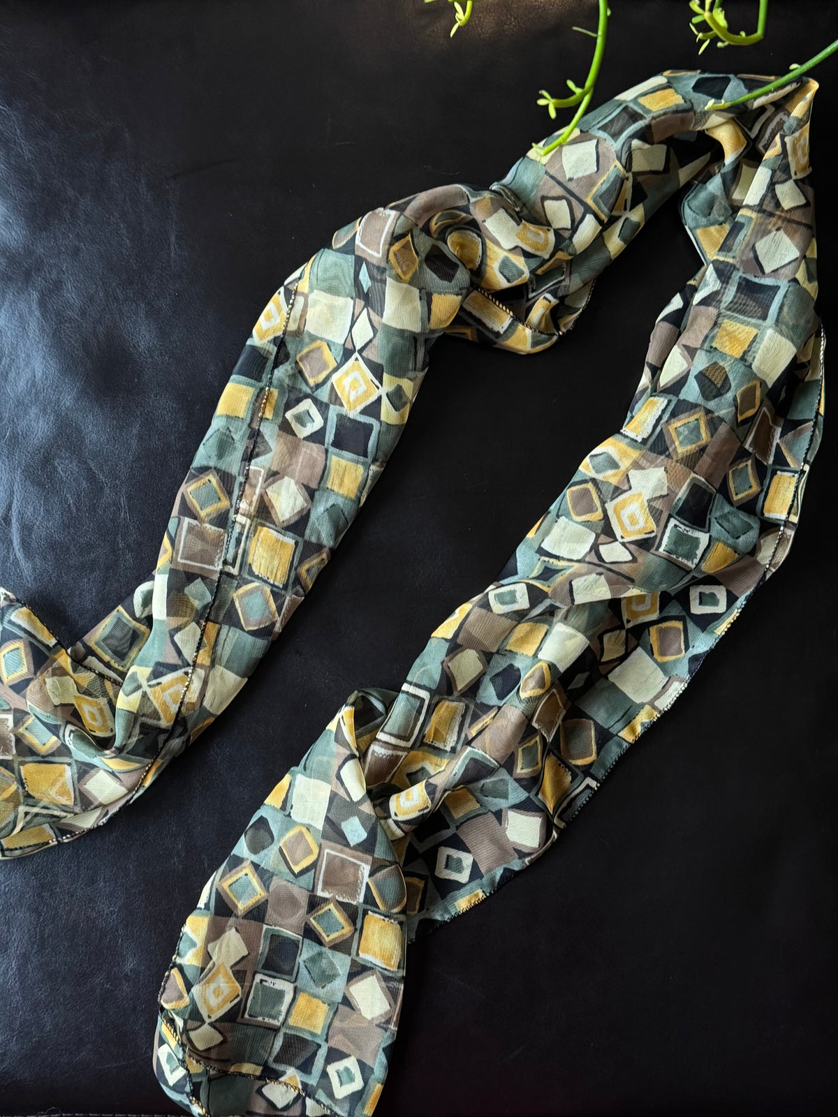 Green & Yellow Scarf