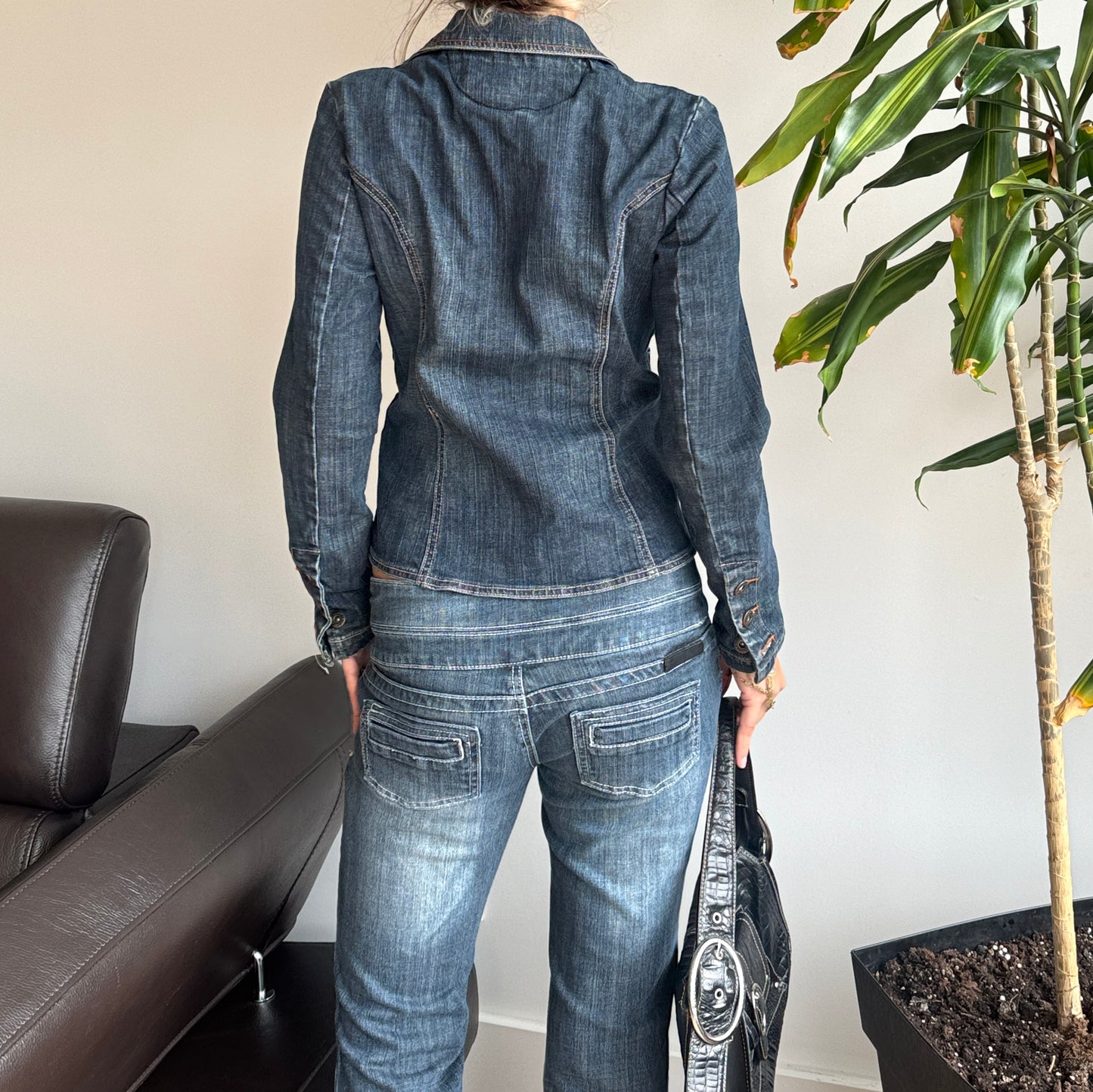 Beaded Denim Jacket