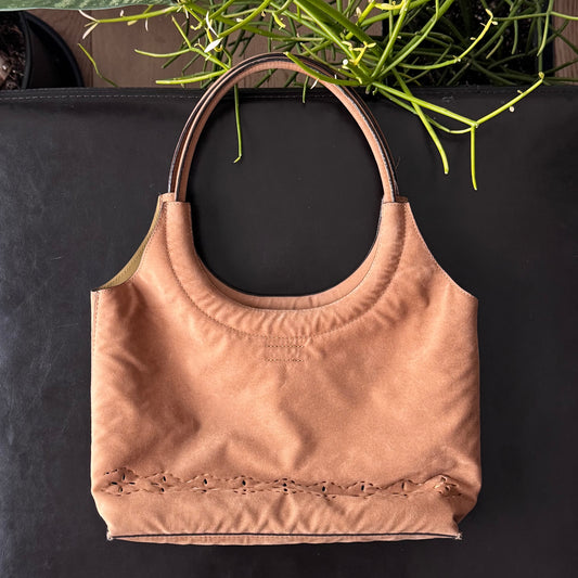 Brown Suede Purse