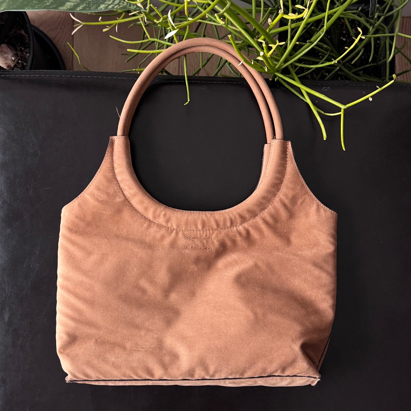 Brown Suede Purse
